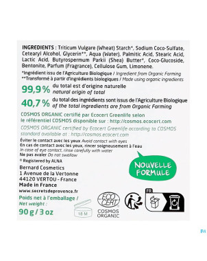 Secret de provence savon rasage homme bio 90g