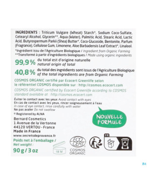 Secret de provence savon rasage femme bio 90g
