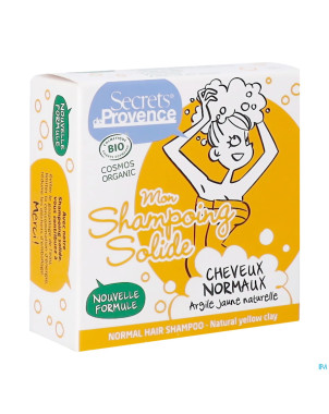 Secret de provence shampooing cheveux norm.bio 85g