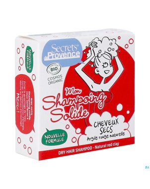 Secret de provence shampooing cheveux secs bio 85g