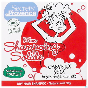Secret de provence shampooing cheveux secs bio 85g