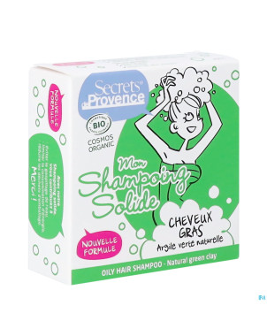 Secret de provence shampooing cheveux gras bio 85g