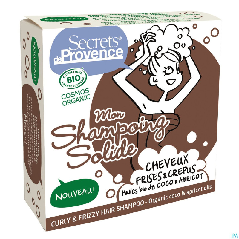 Secret de provence shampooing cheveux fris.bio 85g