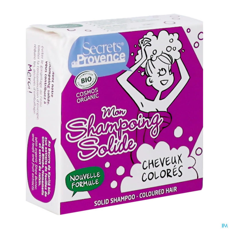 Secret de provence shampooing cheveux colo.bio 85g