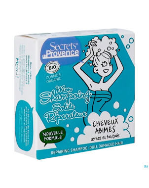 Secret de provence shampooing cheveux abim.bio 85g
