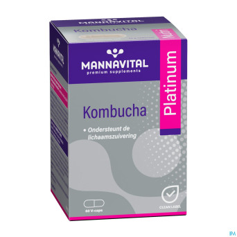 Mannavital kombucha platinium v-caps 60
