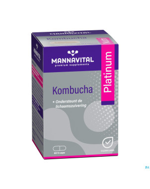 Mannavital kombucha platinium v-caps 60