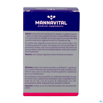 Mannavital nattokinase platinium v-caps 90