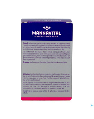 Mannavital nattokinase platinium v-caps 90