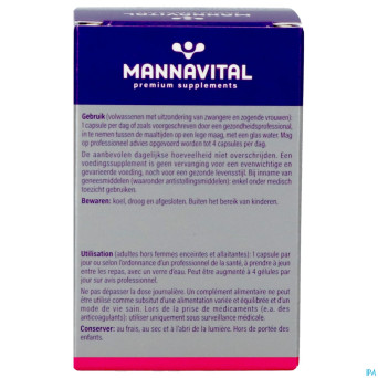 Mannavital nattokinase platinium v-caps 90