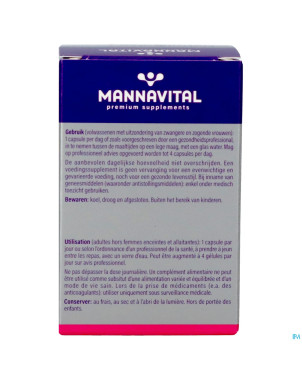 Mannavital nattokinase platinium v-caps 90