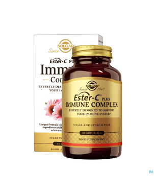 Solgar ester-c immune complex softgels 60