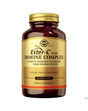 Solgar ester-c immune complex softgels 60
