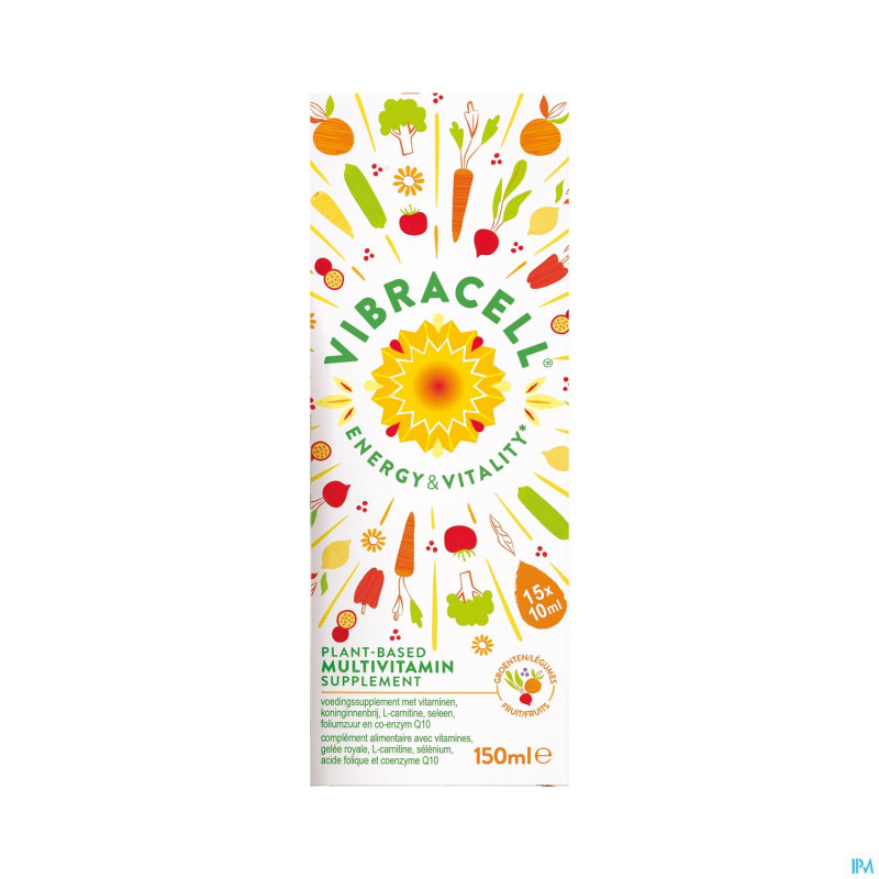 Vibracell energy&vitality plantbased multi.15x10ml