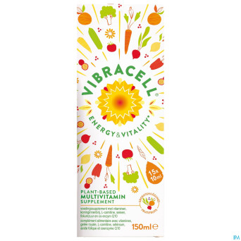 Vibracell energy&vitality plantbased multi.15x10ml