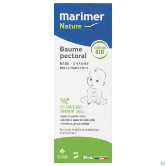 Marimer baume pectoral naissance 50ml