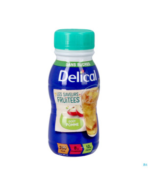 Delical saveurs fruitees pomme s/sucre 4x200ml