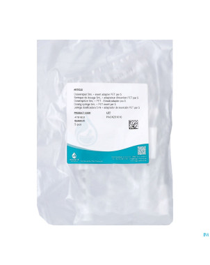 Seringue dosage 5ml+adaptateur insert. pet 5 magis