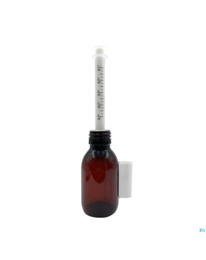 Seringue dosage 5ml+adaptateur insert. pet 5 magis