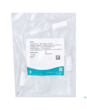 Seringue dosage 5ml+adaptat. insert. verre 5 magis