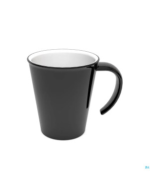 Ornamin gobelet culinar anse ouv. 350ml noir/blanc