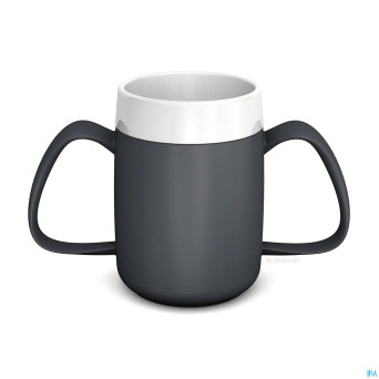 Ornamin gobelet iso evase + 2 anses 200ml anthr.