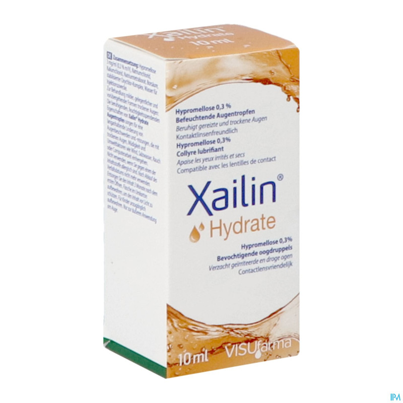 Xailin hydrate hypromellose 0,3% fl 10ml