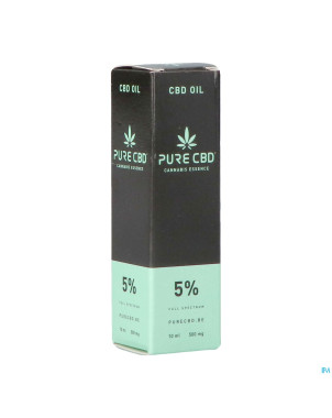 Pure cbd oil full spectrum 5% 10ml