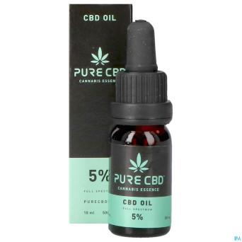 Pure cbd oil full spectrum 5% 10ml