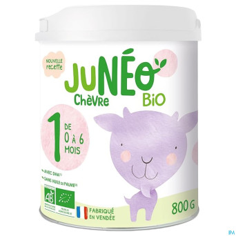 Juneo 1 lait chevre 0-6m 800g