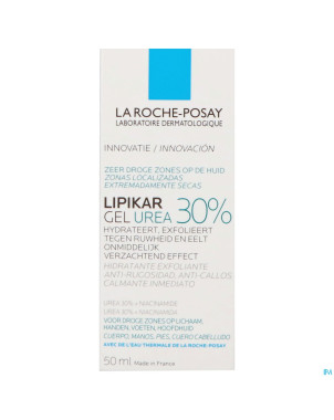 Lrp lipikar gel creme urea 30% 50ml