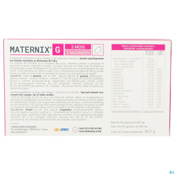 Maternix g grossesse    caps 90