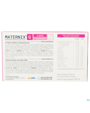 Maternix g grossesse    caps 90