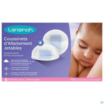 Lansinoh coussinets allaitements jetables   100 nf