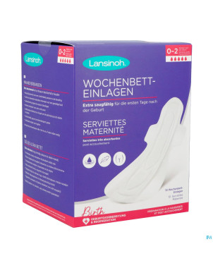 Lansinoh serviettes post accouchement 0 a 2 sem.10
