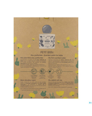 Klorane bb coffret brin eau parf.  50ml + lapin nf