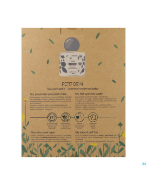 Klorane bb coffret brin eau parf.  50ml + lapin nf