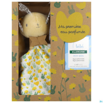 Klorane bb coffret brin eau parf.  50ml + lapin nf