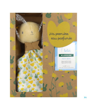 Klorane bb coffret brin eau parf.  50ml + lapin nf