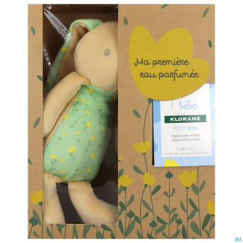 Klorane bb coffret brin eau parf.  50ml + lapin nf