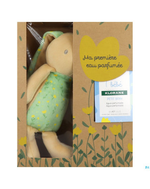 Klorane bb coffret brin eau parf.  50ml + lapin nf