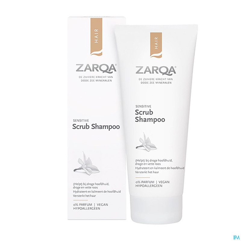 Zarqa sensitive scrub shampoo 200ml nf