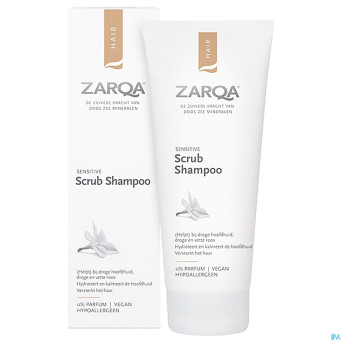 Zarqa sensitive scrub shampoo 200ml nf
