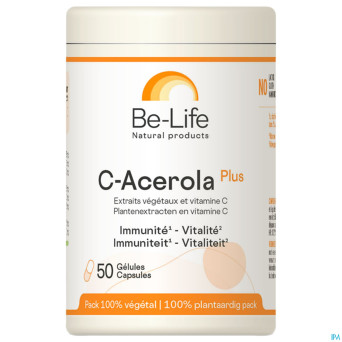 C-acerola plus be life caps 50