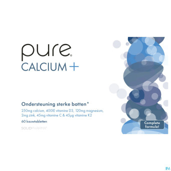 Pure calcium+ comp a croquer 60
