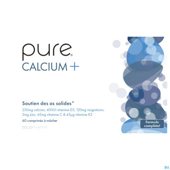 Pure calcium+ comp a croquer 60