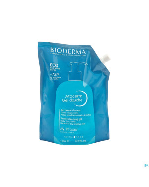 Bioderma atoderm gel douche ecorecharge 1l