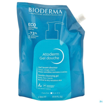 Bioderma atoderm gel douche ecorecharge 1l