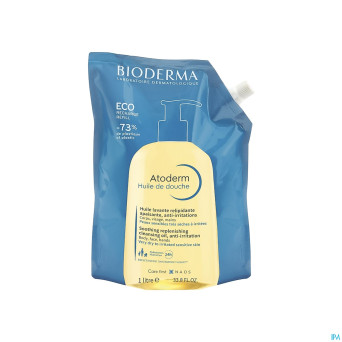 Bioderma atoderm huile douche ecorecharge 1l
