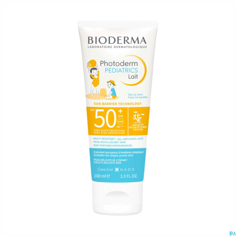 Bioderma photoderm pediatrics lait spf50+ 100ml